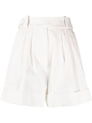 Alexandre Vauthier high-waist tailored shorts - White