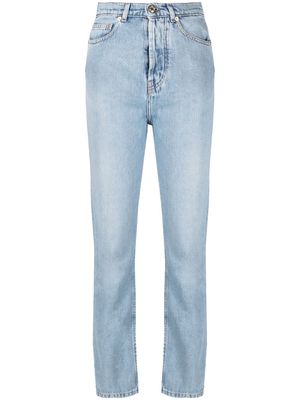 Alexandre Vauthier high-waisted straight-leg jeans - Blue