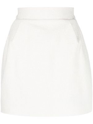 Alexandre Vauthier high-waisted tailored mini skirt - White