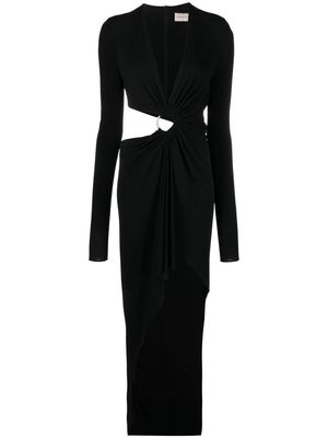 Alexandre Vauthier hoop-detail cut-out dress - Black