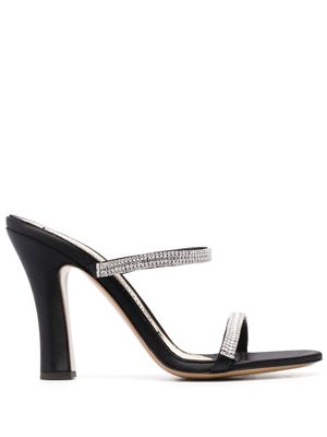 Alexandre Vauthier Lila crystal-embellished sandals - Black