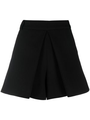 Alexandre Vauthier pleat-detail tailored shorts - Black