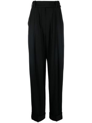 Alexandre Vauthier pleated straight trousers - Black