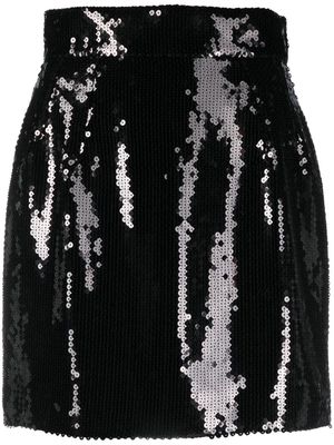 Alexandre Vauthier sequinned mini skirt - Black