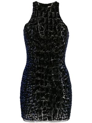 Alexandre Vauthier sequinned sleeveless minidress - Blue