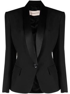Alexandre Vauthier shawl-lapel single-breasted blazer - Black