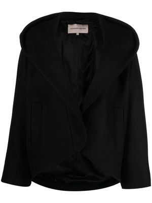 Alexandre Vauthier shawl-lapels hooded jacket - Black
