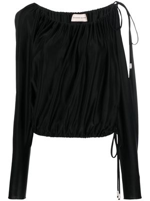 Alexandre Vauthier split sleeve blouse - Black