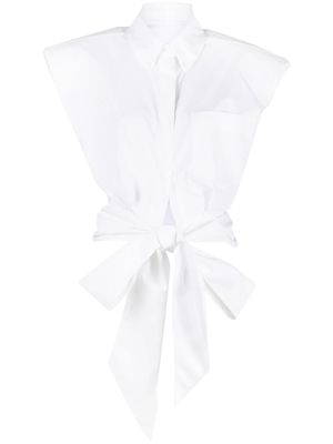 Alexandre Vauthier wrap-design shirt - White