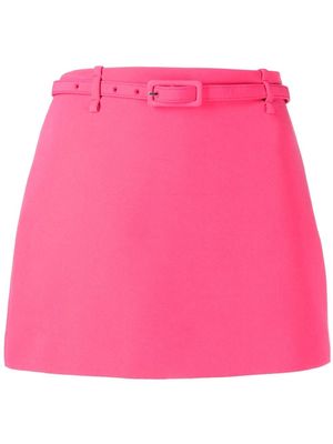 Alexis belted mini-skirt - Pink
