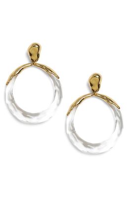 Alexis Bittar Lucite® Molten Drop Earrings in Gold