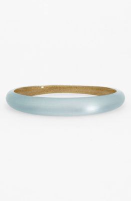 Alexis Bittar 'Lucite' Skinny Tapered Bangle in Grey Blue