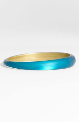 Alexis Bittar 'Lucite' Skinny Tapered Bangle in Lake Blue