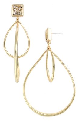 Alexis Bittar 'Miss Havisham' Crystal Pavé Drop Earrings in Gold