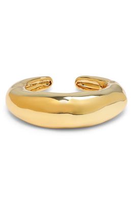 Alexis Bittar Molten Hinge Cuff Bracelet in Gold