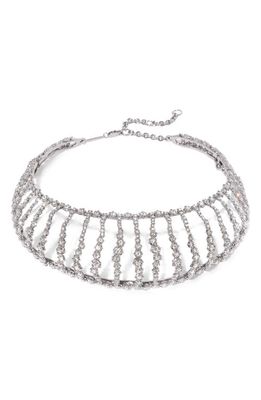 Alexis Bittar Punk Royale Crystal Collar Necklace in Crystals