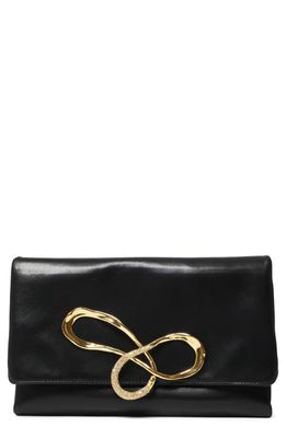 Alexis Bittar Soft Leather Clutch in Black