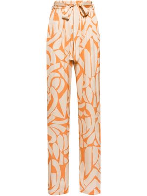 Alexis Cassell high-waistes trousers - Orange