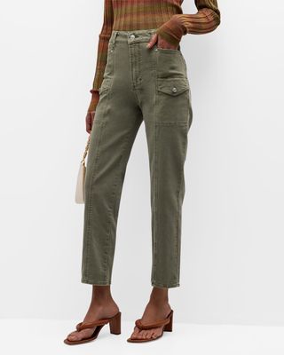 Alexis Cropped Cargo Jeans