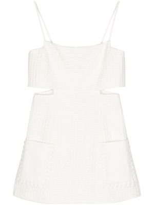 Alexis cut-out mini dress - White