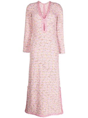 Alexis Kassandra knitted midi dress - Pink