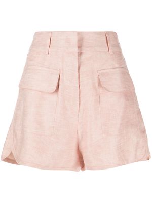 Alexis Louze linen shorts - Pink