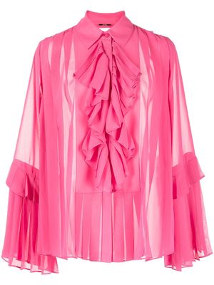 Alexis Maya ruffle-trim detail blouse - Pink