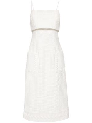 Alexis Noval midi dress - White
