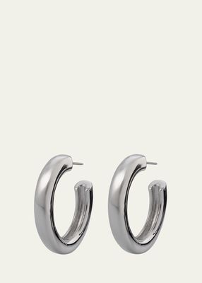 Alexis Silver-Plated Hoop Earrings