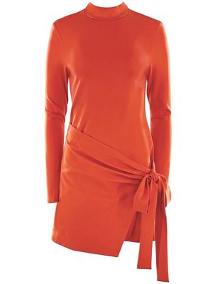 Alexis Ulla tied-waist dress - Orange