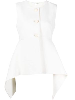 Alexis Vali wool sleeveless blouse - White