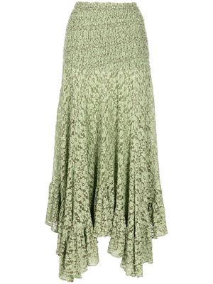 Alexis Vieira lace maxi skirt - Green