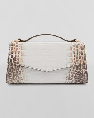 Alice Crocodile Top-Handle Bag