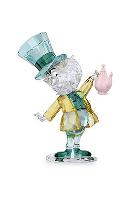 Alice In Wonderland Mad Hatter Crystal Figurine