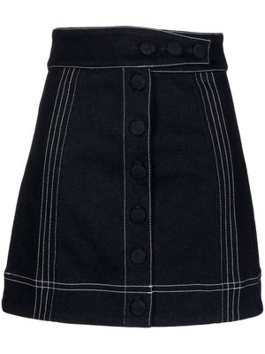 Alice McCall Deep Sea denim mini skirt - Black