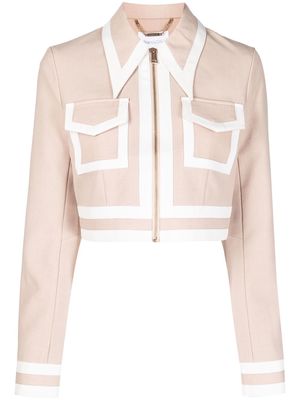 Alice McCall Midnight Love cropped shirt jacket - Pink