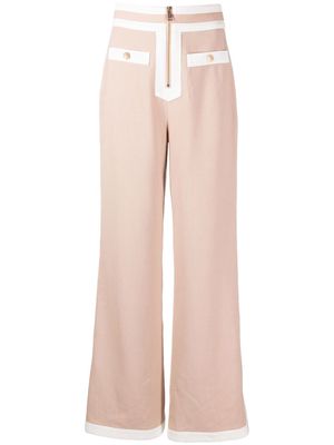 Alice McCall Midnight Love wide-leg trousers - Brown