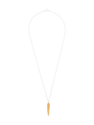 Alighieri 24kt gold-plated Silent Reminder necklace