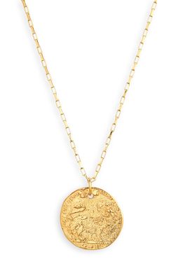 Alighieri Medium Leone Pendant Necklace in Gold