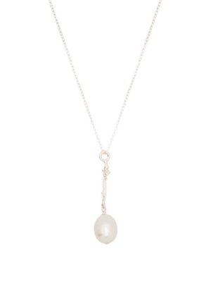 Alighieri pearl pendant necklace - Silver