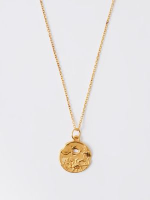 Alighieri - Scorpio 24kt Gold-plated Necklace - Womens - Gold
