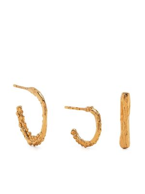 Alighieri sculpted hoop earrings - Gold