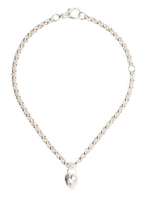 Alighieri Teh Amour rolo-chain necklace - Silver