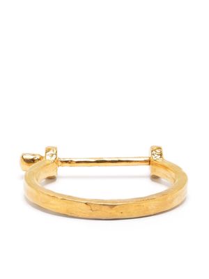 Alighieri The Armour Unlocked Screw bangle bracelet - Gold