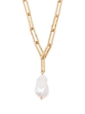 Alighieri The Baroque pearl necklace - Gold