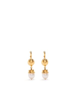 Alighieri The Celestial Raindrop pearl earrings - Gold