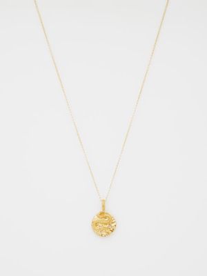 Alighieri - The Medusa 24kt Gold-plated Pendant Necklace - Womens - Gold