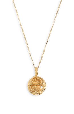 Alighieri The Medusa Medallion Necklace in Gold