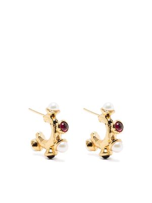 Alighieri The Nocturnal gold-plated earrings