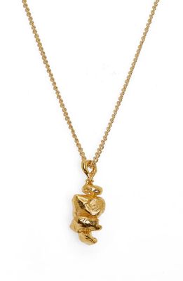 Alighieri The Ode to Africa Totem Pendant Necklace in 24 Gold